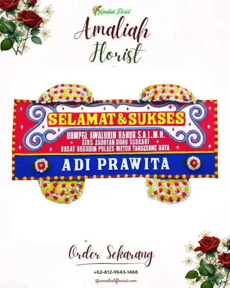 Papan Bunga Ucapan Selamat Tlingsing