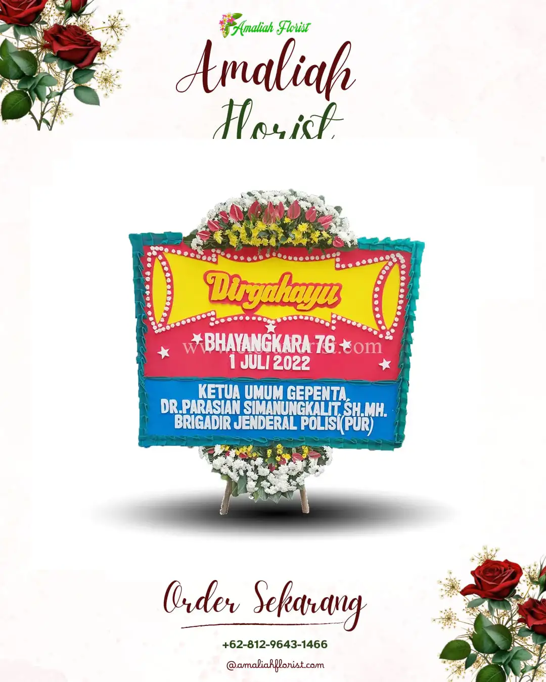 Papan Bunga HUT Ulang Tahun Tlingsing